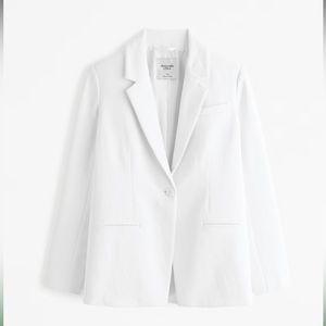 Abercrombie Crepe Off white blazer